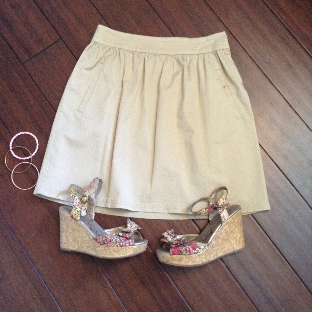 Cache-Color Skater Skirt